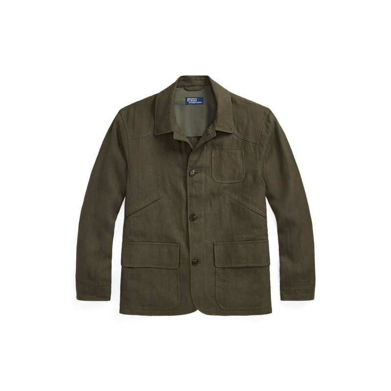 Polo Ralph Lauren Linen Herringbone Utility Jacket image number 2